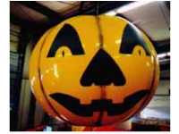 Jack o'Lantern helium balloon